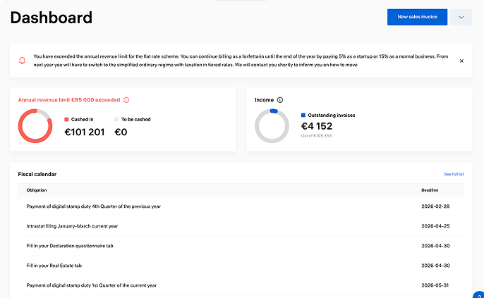 Real time tax clarity